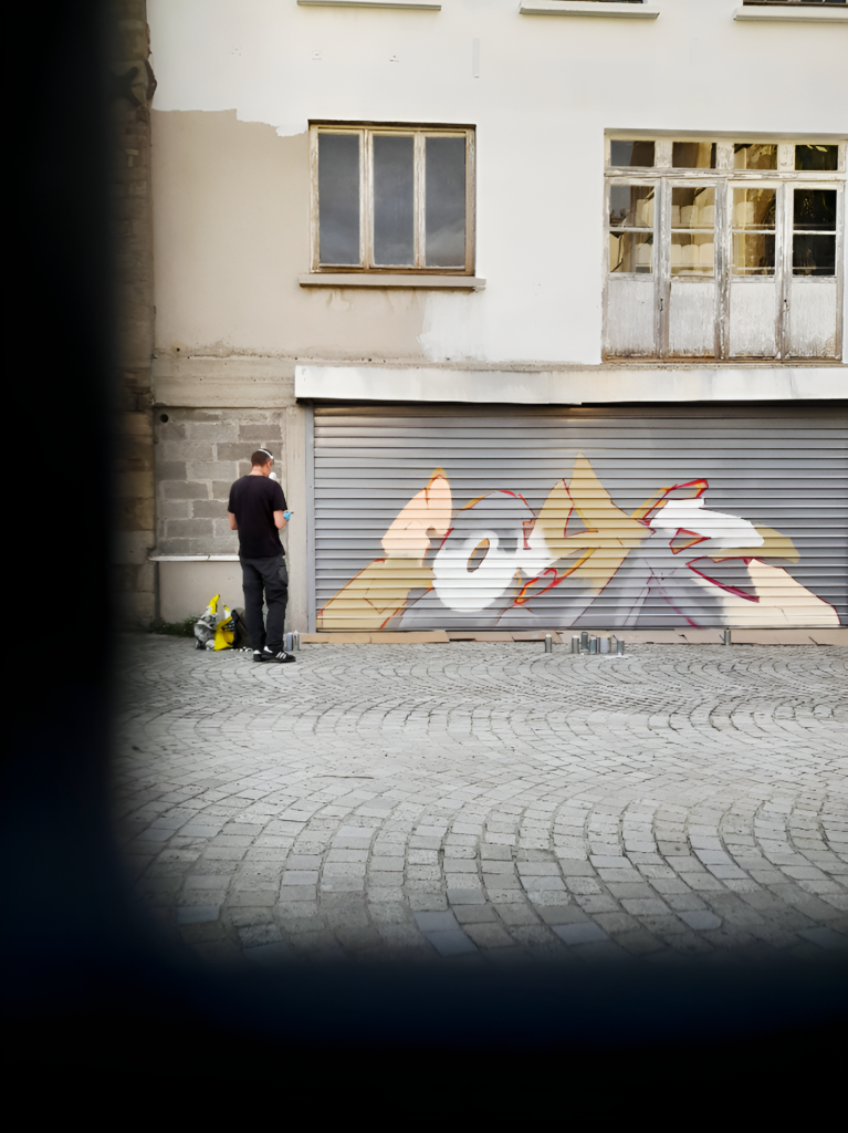 Ioye graffiti Henriot Quimper